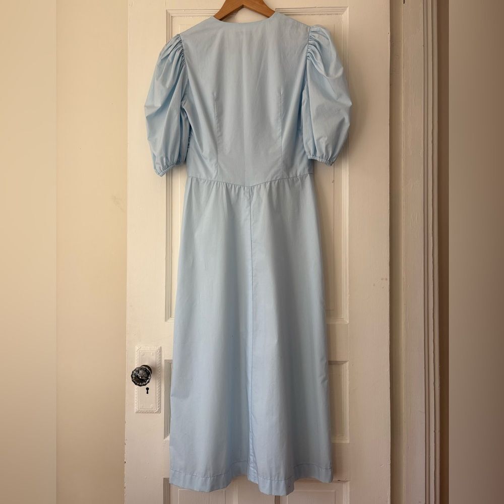 🇨🇦 NWT Horses Atelier Puff Sleeve Button Front Dress - Picture 12 of 16